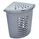 Корзина для белья угловая Stenson 122051-grey 45 л серая