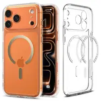Чехол Spigen для iPhone 17 Pro - Ultra Hybrid MAG, Clear/ Gold (ACS10348)