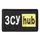 Шеврон на липучке 5х9,5 см Hub желтый ЗСУ