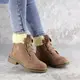 Женские зимние ботинки Fashion Taffata 1374 37 размер 23,5 см Коричневый