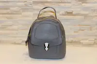 Модный серый женский рюкзак код 7-962