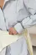 Костюм из рубашки и шорт с вязаной накидкой - голубой цвет, ONE SIZE (есть размеры)