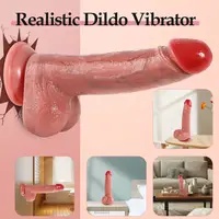Реалистичный вибратор с фрикциями “RealFeel Remote Master”, с пультом ДУ