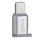 Переходник Visual RA-USB2 microUSB(F) to Lightning(M) Silver Remax 340905