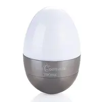 Светильник-ночник Troika Eggtivate, с датчиком вибрации, стальной