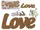 Декоративная пробковая доска Love IMP_105
