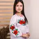 Вышиванка-блуза Moderika Маковое Поле белая с вышивкой 176