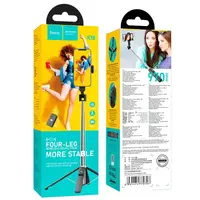 Селфи-монопод HOCO Wave four-leg live broadcast holder K18 |BT|