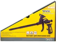 Пистолет для монтажной пены MASTERTOOL ПРОФИ 180 мм, с тефлоновым покрытием (81-8673)