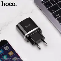 Адаптер мережевий HOCO Smart FCP/AFC C12Q |1USB, 3A, 18W, QC3.0|