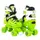 Раздвижные ролики квады Scale Sports. Green (размер 29-33)