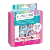 Набор для создания украшений Make it Real Красавица в розовом 17 эл. (MR1708)