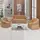 Чехол на диван и два кресла с юбкой Бежевый Home Collection Evibu Турция 50020