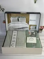 Morven сатиновое постельное белье. Евро размер. Romeo home Турция.