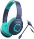 Детские проводные наушники Picun Q5 Blue Cyan