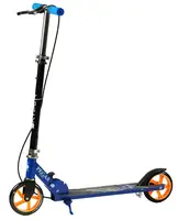 Самокат двухколесный Skyper Pegas, колеса PU 145 мм, стальная рама, ручной тормоз. Black and Blue (146083)