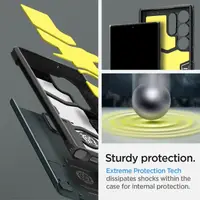 Чохол Spigen для Samsung Galaxy S23 Ultra - Tough Armor, Abyss Green (ACS05625)