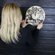 Дизайнерские настенные часы из дерева «Даллас»