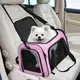 Сумка переноска для кошек и собак 42x28x28 см CosmoPet CP-47 Pink
