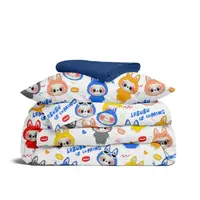 Підліткова постільна білизна з простирадлом на резинці LABUBU FUN CS2