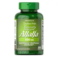 Натуральная добавка Puritan's Pride Naturally Sourced Alfalfa 500 mg 200 капсул