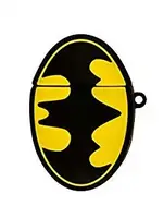 Чехол для AirPods 2/1 Batman 3D, силиконовый