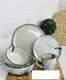 Сервиз столовый Ardesto Marmo AR0020MRBS 20 предметов бежевый
