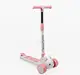 Самокат трехколесный с сидением Skyper QF-2102 колеса PU со светом и музыкой. Pink and White (189250)