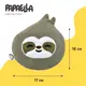 Подушка грелка игрушка для детей PAPAELLA от коликов и газиков с семенами льна 18х18 см ленивец со льном лен