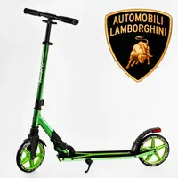 Двоколісний самокат "Lamborghini" колеса PU, 1 амортизатор. Green (115956)