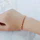 Женский золотистый браслет код 2267