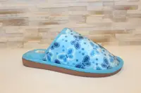 Тапочки комнатные женские голубые код Тп131