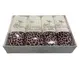 Набор турецких кухонных полотенец Maison D'or Queen Ecru-Dark Lilac махровые 30х50см (4 шт)