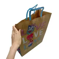 Пакет паперовий з ручками "LOVE" 32х15х38 см