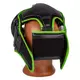 Боксерский шлем PowerPlay 3100 PU (тренировочный), Black/Green XL