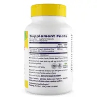Натуральна добавка Healthy Origins Pycnogenol 100 mg, 60 вегакапсул