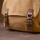 Сумка почтальонка текстильная Vintage 20607 Песочная