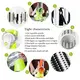 Овощерезка мультислайсер Tabletop Drum Grater Kitchen Master Терка для овощей и фруктов 3 насадки. Цвет: зеленый
