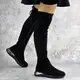 Ботфорты женские Fashion Tika 2212 39 размер 25 см Черный