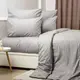 Постельное белье евро ТЕП СТРАЙП САТИН Grey 2-04694_33324 200х215 см серое