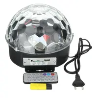 Светомузыка диско шар с Bluetooth MP3 + BT (с пультом и флешкой)