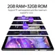 Планшет Pritom 7" (2/32GB) android 11, Black с чехлом