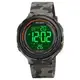 Часы наручные мужские SKMEI 1841CMGY GREY CAMO, армейские часы противоударные. Цвет: серый