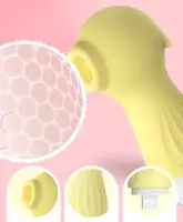 Вакуумний стимулятор "Sexy Seahorse", 10 режимів, колір жовтий
