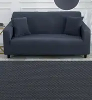 Чехол на диван Турция Соты 50358 темно-серый