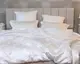 Постельное белье семейное Tiare Сатин Жаккард 2203-S 210х143х2 см белое
