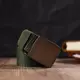 Крепкий мужской ремень с металлической пряжкой из текстиля 20595 Vintage Зеленый