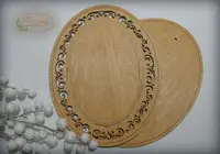 Рамка овальна з натягнутою канвою 18*23/17*12 ТМ Embroidery Craft ROd-006