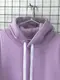 Женское худи оверсайз на флисе, Сиреневый, Oversize