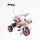 Детский велосипед 3-х колесный BestTrike BS 225 фара музыкальная 2 корзины. Pink (169772)